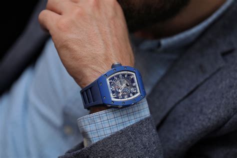 blue face richard mille|Richard Mille watch maker.